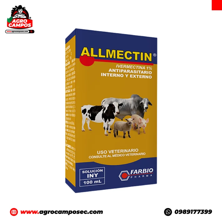 ALLMECTIN ivermectina 1% frasco de 500 ml