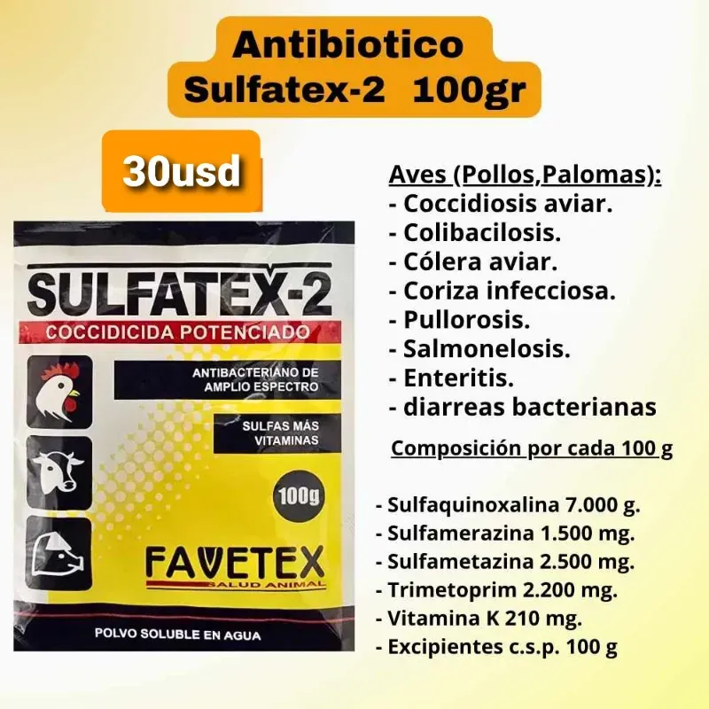 SULFATEX-2 polvo oral 25 gr