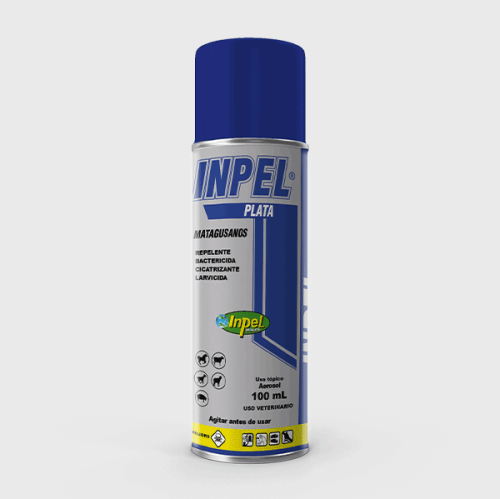 Matagusanos inpel de plata spray uso topico  de 100 ml