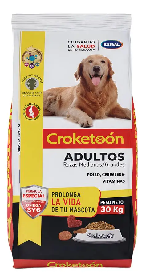 Croketoon Exibal Adultos Razas Medianas y Grandes 30 kg
