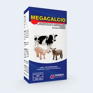 Recostituyente megacalcio solucion inyectable de 100 ml marca farbio fharma