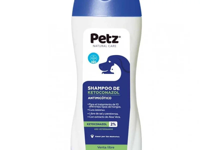 Shampoo de ketoconazol 2 % PETZ NATURAL CARE de 200ml