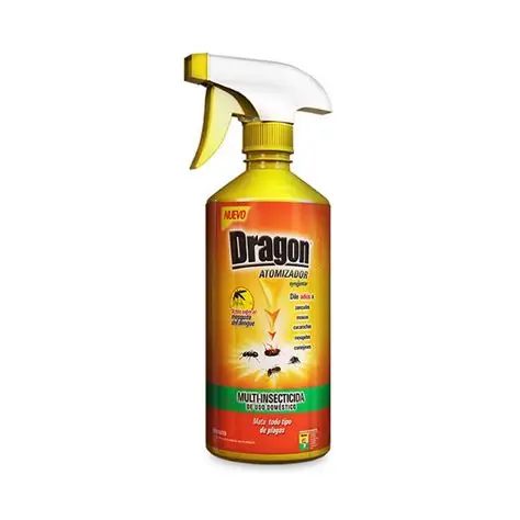 Multi-incecticida dragon concentrado emulsionable E.C con atomizador de 475 ml