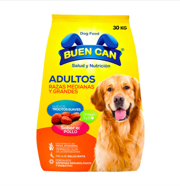 Buen Can Adultos Razas Medianas y Grandes 30 kg