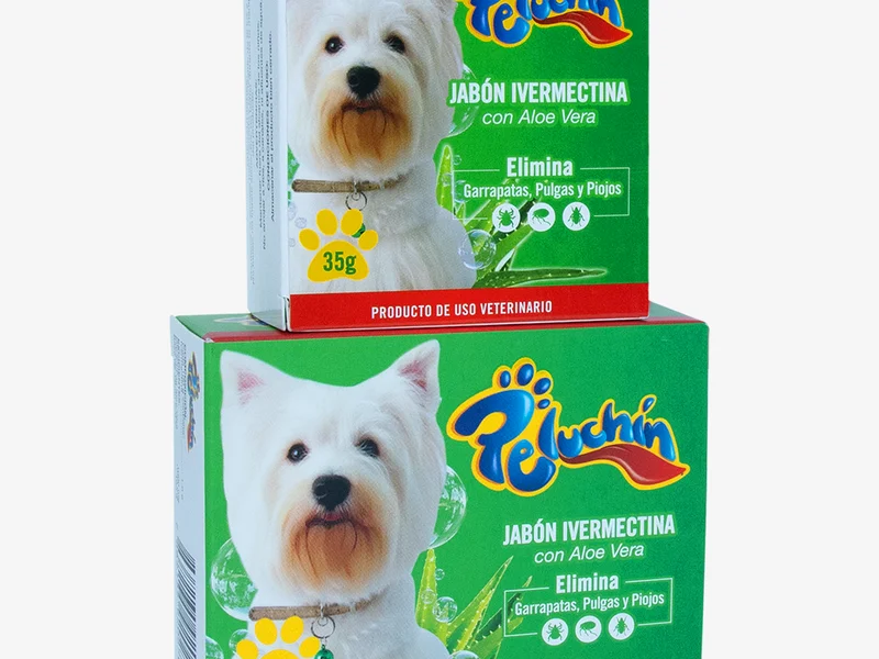 Jabon de 90 gr peluchin  Antiparacitario externo para perros