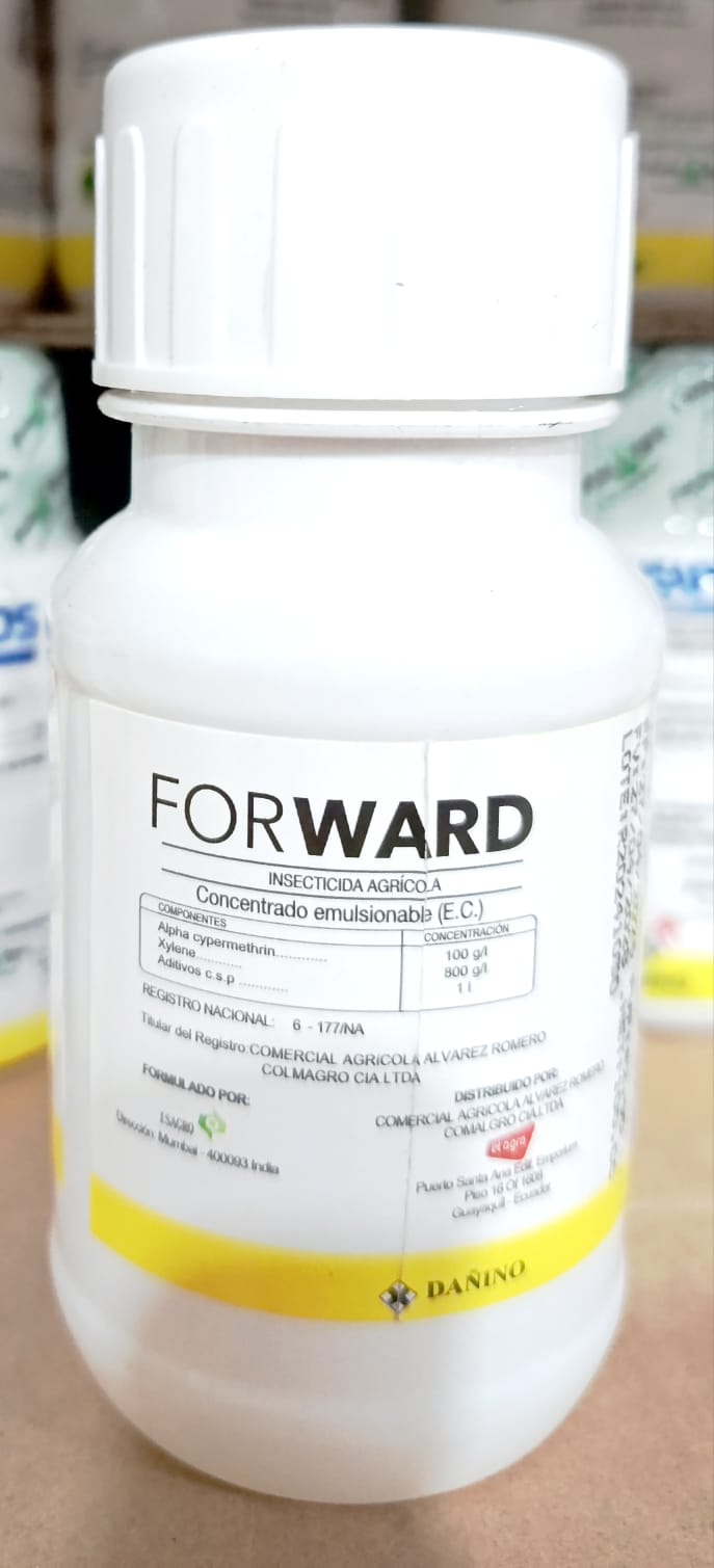 Insecticida agricola for ward concenrado emulsionable E.C 100 ml