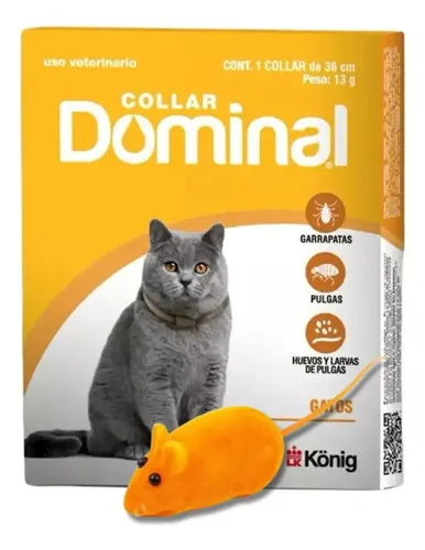 Collar dominal de 36 cm peso 13 g para gatos desde 2 kilos 2