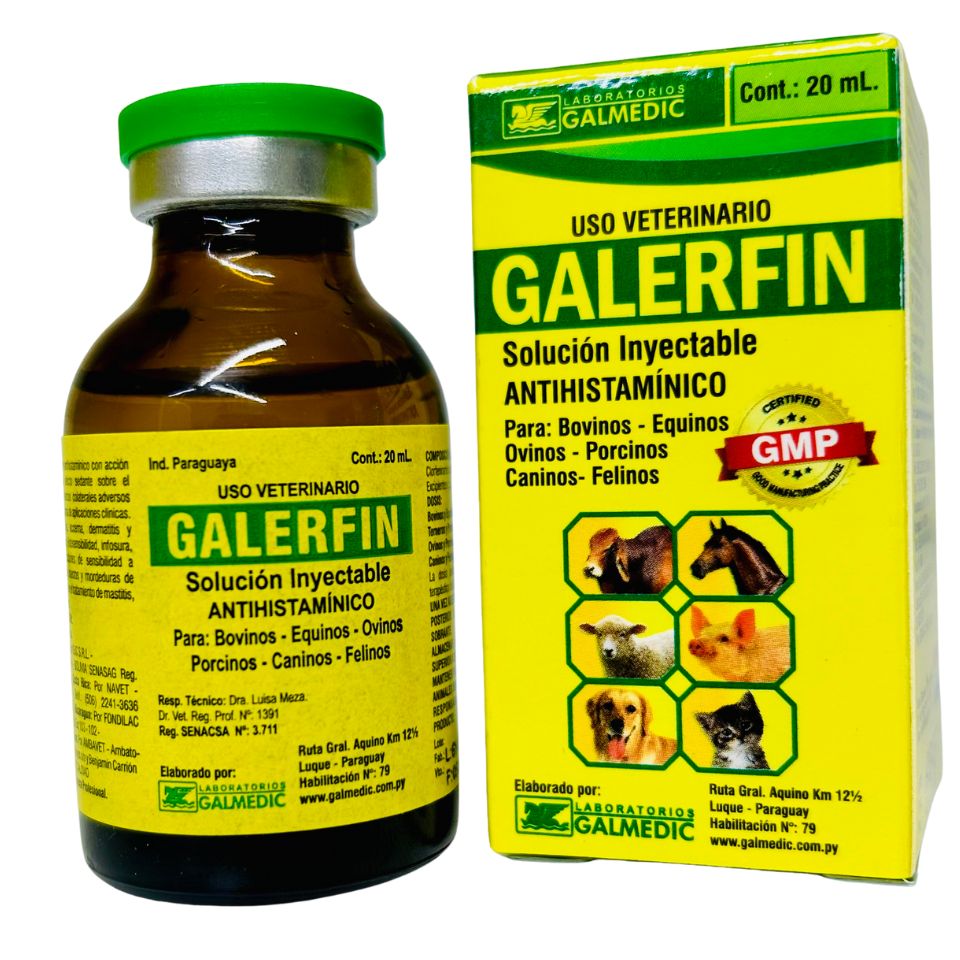 GALERFIN  solución inyectable  frasco de 20 ml