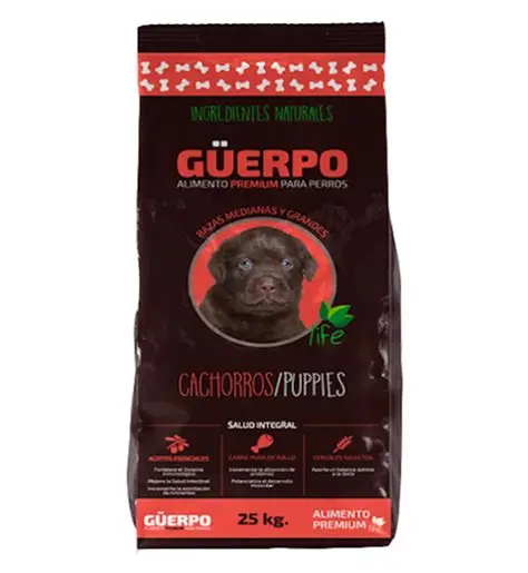 Guerpo Premium Cachorros Razas Medianas y Grandes 25 kg