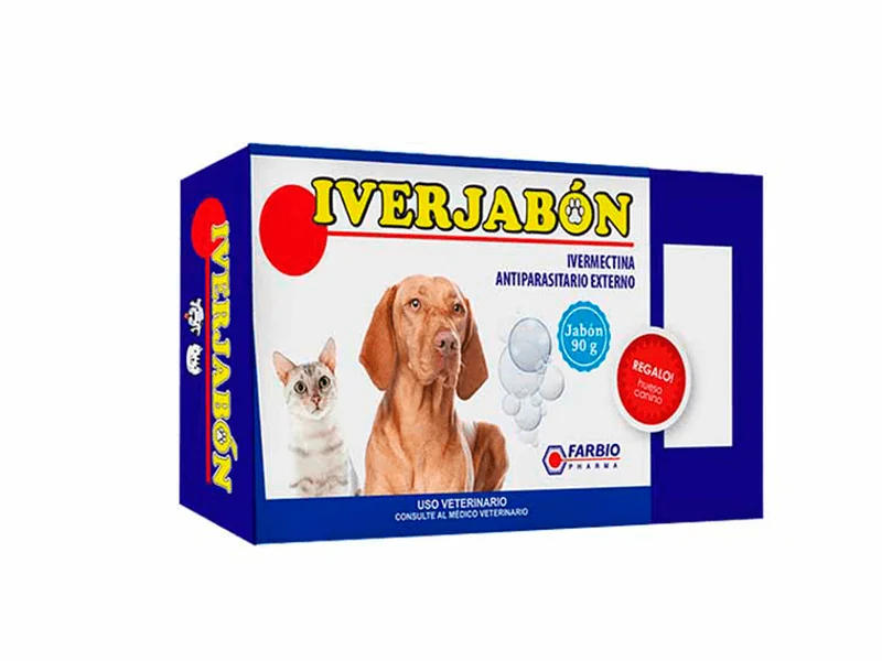 Jabon de 90 gr iverjabon Antiparacitario externo