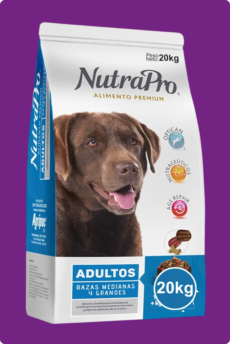 Nutra Pro Adulto Razas Medianas y Grandes 20 kg