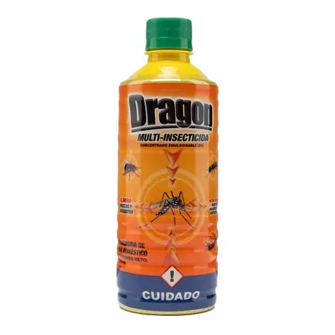 Multi-incecticida dragon concentrado emulsionable E.C con atomizador de 475 ml