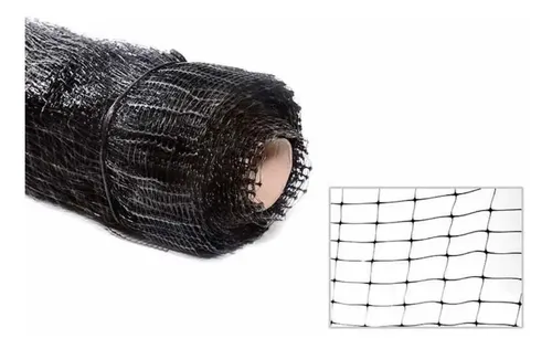 Rollo de malla Negra pajarera