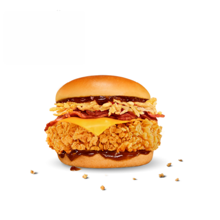 CHICKEN BURGER CRISPY BBQ
