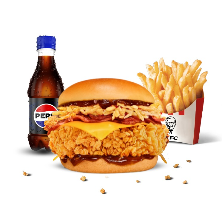 COMBO BURGER CRISPY BBQ