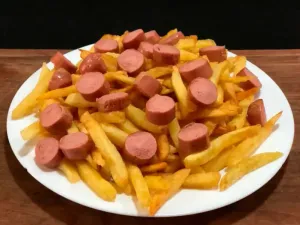 Salchipapa Doble